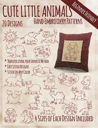 bokomslag Cute Little Animals Hand Embroidery Designs