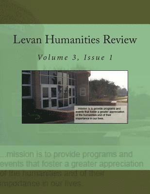 Levan Humanities Review, Volume 3, Issue 1 1