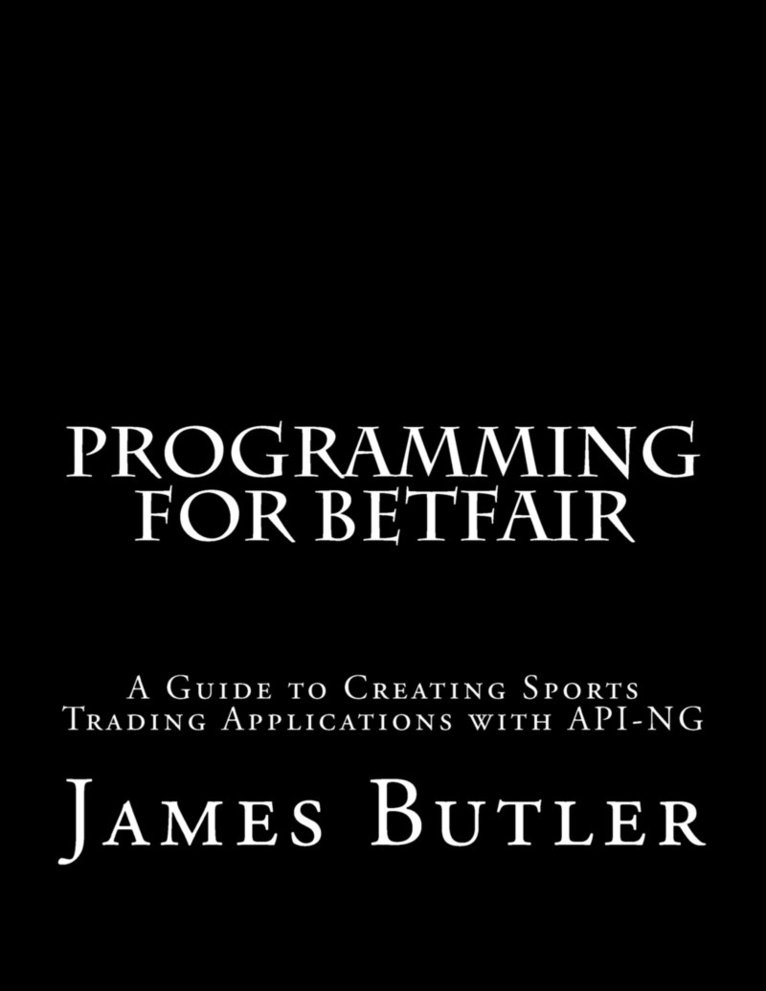 Programming for Betfair 1