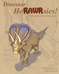 Dinosaur HeRAWRsies: A coloring book for dinosaur fans 1