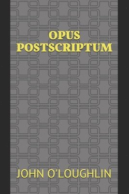 bokomslag Opus Postscriptum
