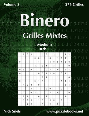 Binero Grilles Mixtes - Medium - Volume 3 - 276 Grilles 1