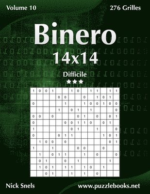 Binero 14x14 - Difficile - Volume 10 - 276 Grilles 1