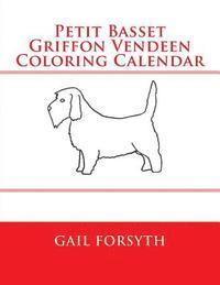 Petit Basset Griffon Vendeen Coloring Calendar 1