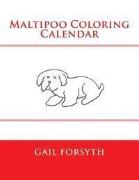 Maltipoo Coloring Calendar 1