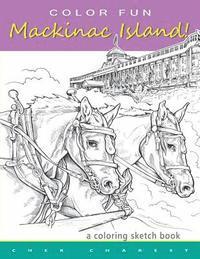 COLOR FUN - Mackinac Island! A coloring sketch book.: Color all of Mackinac Island's famous treasures, sights and unique things that it has to offer. 1