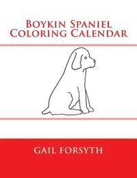 Boykin Spaniel Coloring Calendar 1