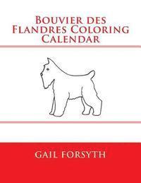 Bouvier des Flandres Coloring Calendar 1