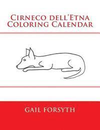 Cirneco dell'Etna Coloring Calendar 1