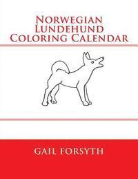 bokomslag Norwegian Lundehund Coloring Calendar