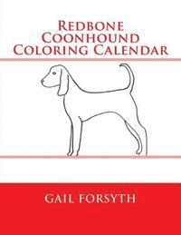 Redbone Coonhound Coloring Calendar 1