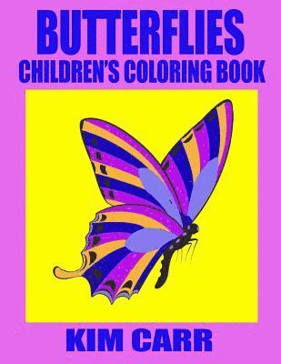 Butterflies: Children's Coloring Book 1