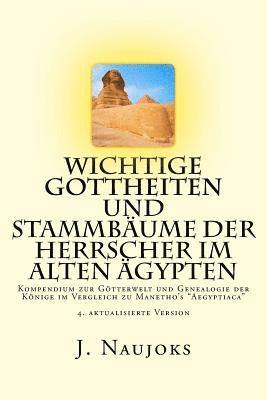 bokomslag Wichtige Gottheiten und Stammbäume der Herrscher im alten Ägypten: Kompendium zur Götterwelt und Genealogie der Könige im Vergleich zu Manetho's 'Aegy