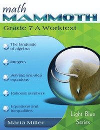 bokomslag Math Mammoth Grade 7-A Worktext