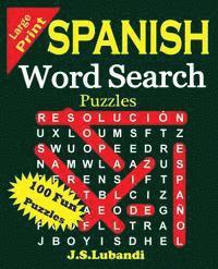bokomslag Large Print Spanish Word Search Puzzles