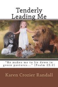 bokomslag "Tenderly Leading Me" (Large Print): "He makes me to lie down in green pastures..." [Psalm 23:2]