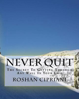 Never Quit: The Secret To Getting Through Any Wall In Your Life 1