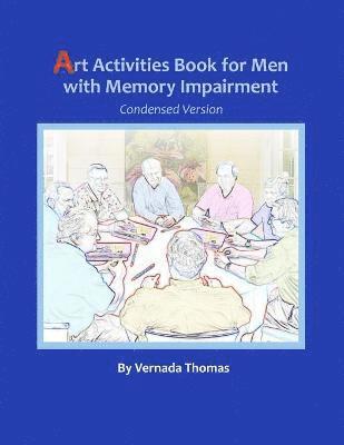 bokomslag Art Activities Book for Men with Memory Impairment