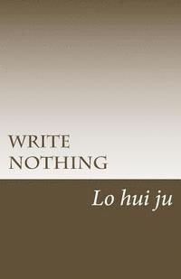 Write Nothing 1