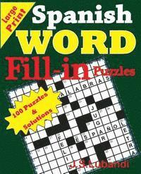 bokomslag Spanish Word Fill - in Puzzles
