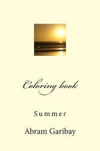 bokomslag coloring book: summer