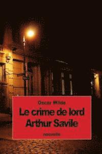 bokomslag Le crime de lord Arthur Savile