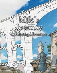 bokomslag Milo's Journey: A Coloring / Painting book featuring the original illustrations from 'Milo & Ze'.