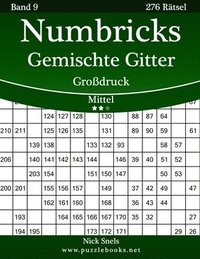 bokomslag Numbricks Gemischte Gitter Großdruck - Mittel - Band 9 - 276 Rätsel