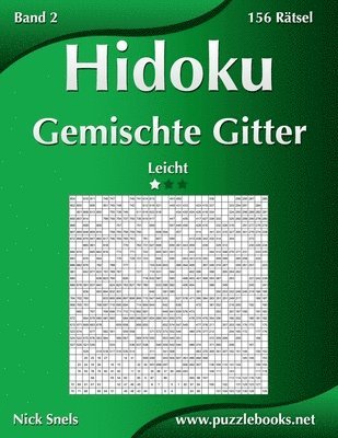 Hidoku Gemischte Gitter - Leicht - Band 2 - 156 Ratsel 1