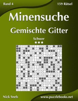 Minensuche Gemischte Gitter - Schwer - Band 4 - 159 Rätsel 1