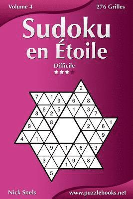 bokomslag Sudoku en Étoile - Difficile - Volume 4 - 276 Grilles