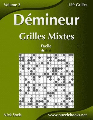 bokomslag Démineur Grilles Mixtes - Facile - Volume 2 - 159 Grilles