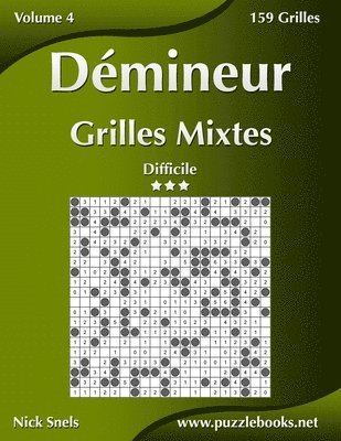 bokomslag Dmineur Grilles Mixtes - Difficile - Volume 4 - 159 Grilles