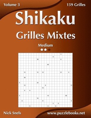 Shikaku Grilles Mixtes - Medium - Volume 3 - 159 Grilles 1