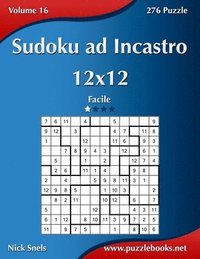 bokomslag Sudoku ad Incastro 12x12 - Facile - Volume 16 - 276 Puzzle