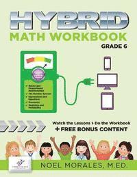 bokomslag Hybrid Math Workbook Grade 6