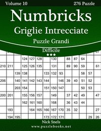 bokomslag Numbricks Griglie Intrecciate Puzzle Grandi - Difficile - Volume 10 - 276 Puzzle