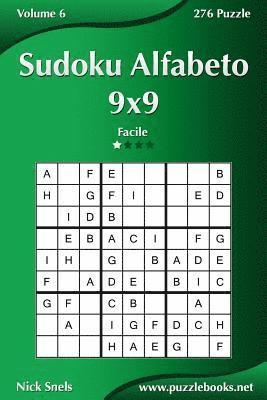 Sudoku Alfabeto 9x9 - Facile - Volume 6 - 276 Puzzle 1