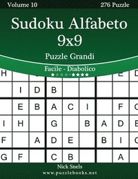 bokomslag Sudoku Alfabeto 9x9 Puzzle Grandi - Da Facile a Diabolico - Volume 10 - 276 Puzzle
