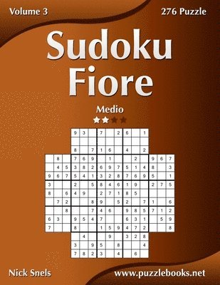 Sudoku Fiore - Medio - Volume 3 - 276 Puzzle 1