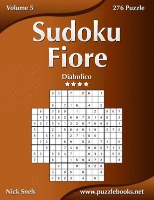 Sudoku Fiore - Diabolico - Volume 5 - 276 Puzzle 1