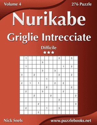 Nurikabe Griglie Intrecciate - Difficile - Volume 4 - 276 Puzzle 1