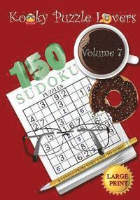 bokomslag Sudoku Puzzle Book: Volume 7 (Large Print) - 150 puzzles with 4 difficulty level (very easy to hard)