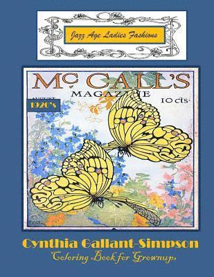 Jazz Age Ladies Fashions Coloring Book for Grownups 1