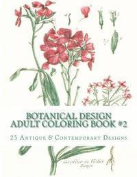 bokomslag Botanical Design Adult Coloring Book #2