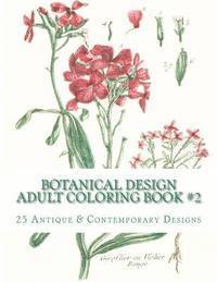 Botanical Design Adult Coloring Book #2 1