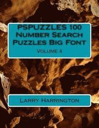 bokomslag PSPUZZLES 100 Number Search Puzzles Big Font Volume 4