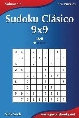 bokomslag Sudoku Clásico 9x9 - Fácil - Volumen 2 - 276 Puzzles