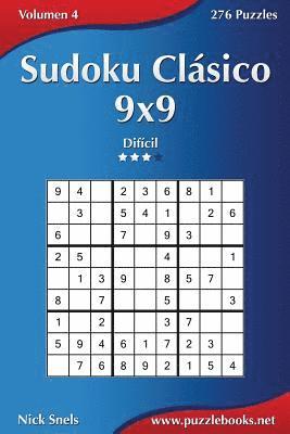 bokomslag Sudoku Clásico 9x9 - Difícil - Volumen 4 - 276 Puzzles