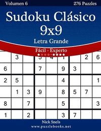 bokomslag Sudoku Clásico 9x9 Impresiones con Letra Grande - De Fácil a Experto - Volumen 6 - 276 Puzzles